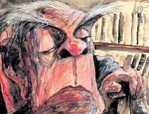 Jorge Luis Borges (caricatura)