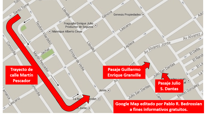 Mapa Tres curiosas callecitas  01