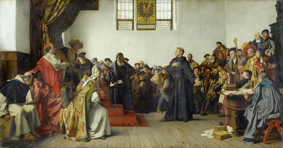 Lutero en la Dieta de Worms (1877) Anton von Werner