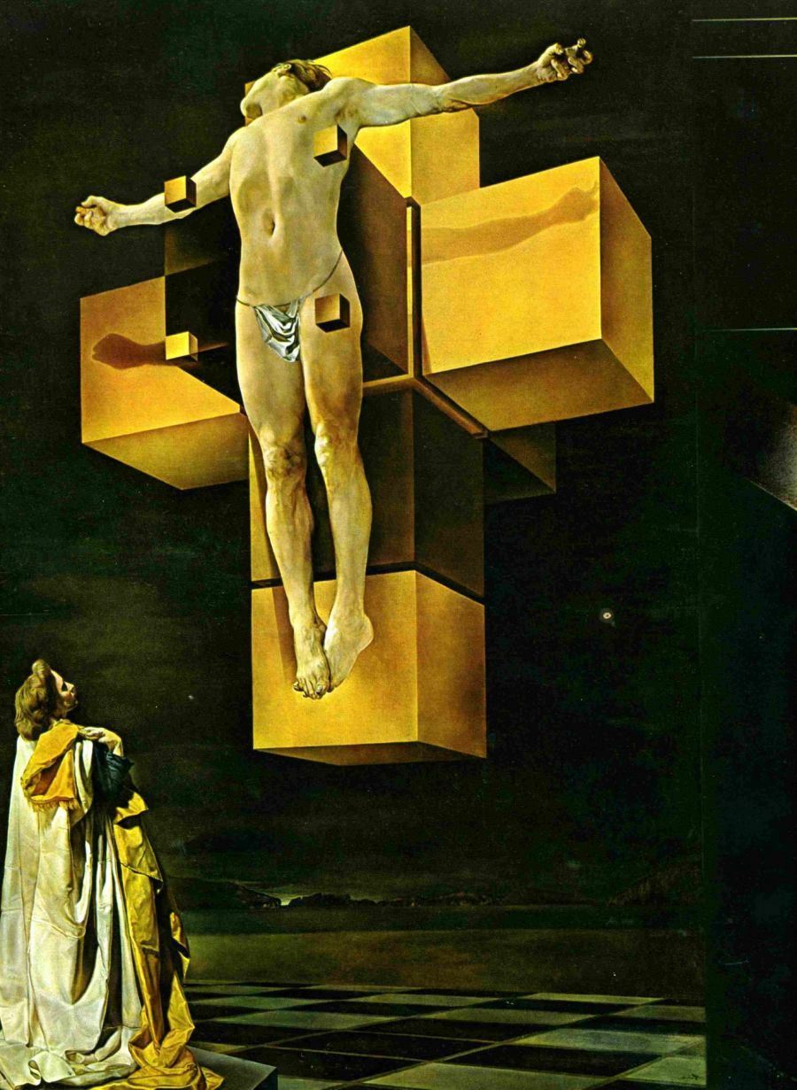 Crucifixión o Corpus Hypercubus - Salvador Dalí (1954)