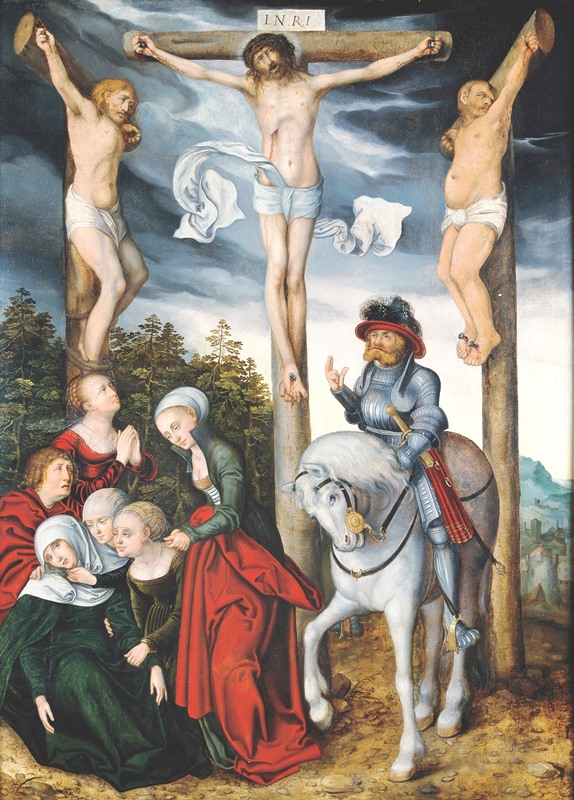 La crucifixión de Cristo (Lucas Cranach) 02